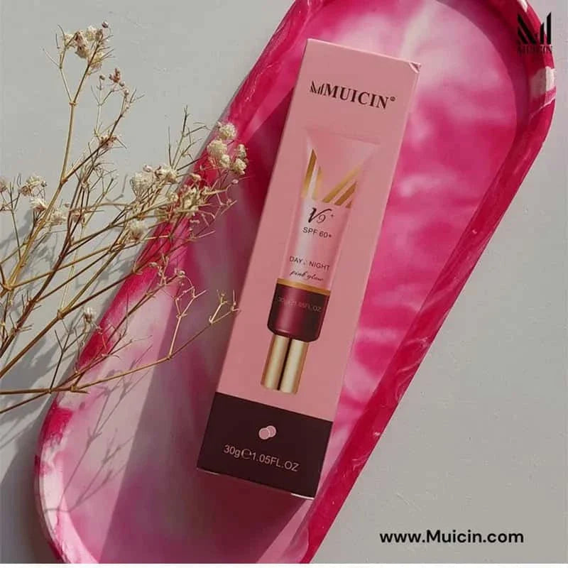 V9 Pink Glow Day & Night Cc Primer Cream - Muicin