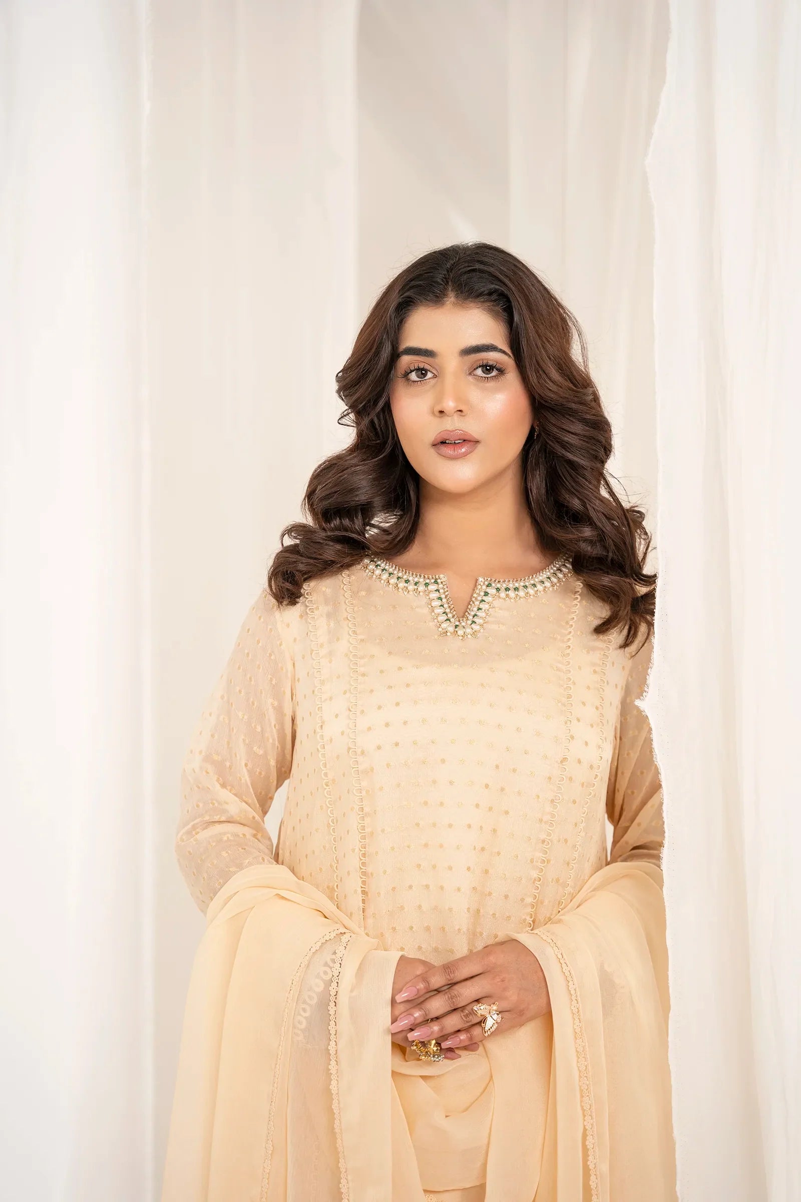 Noya 3 Piece Stitched - Javeria Zoa