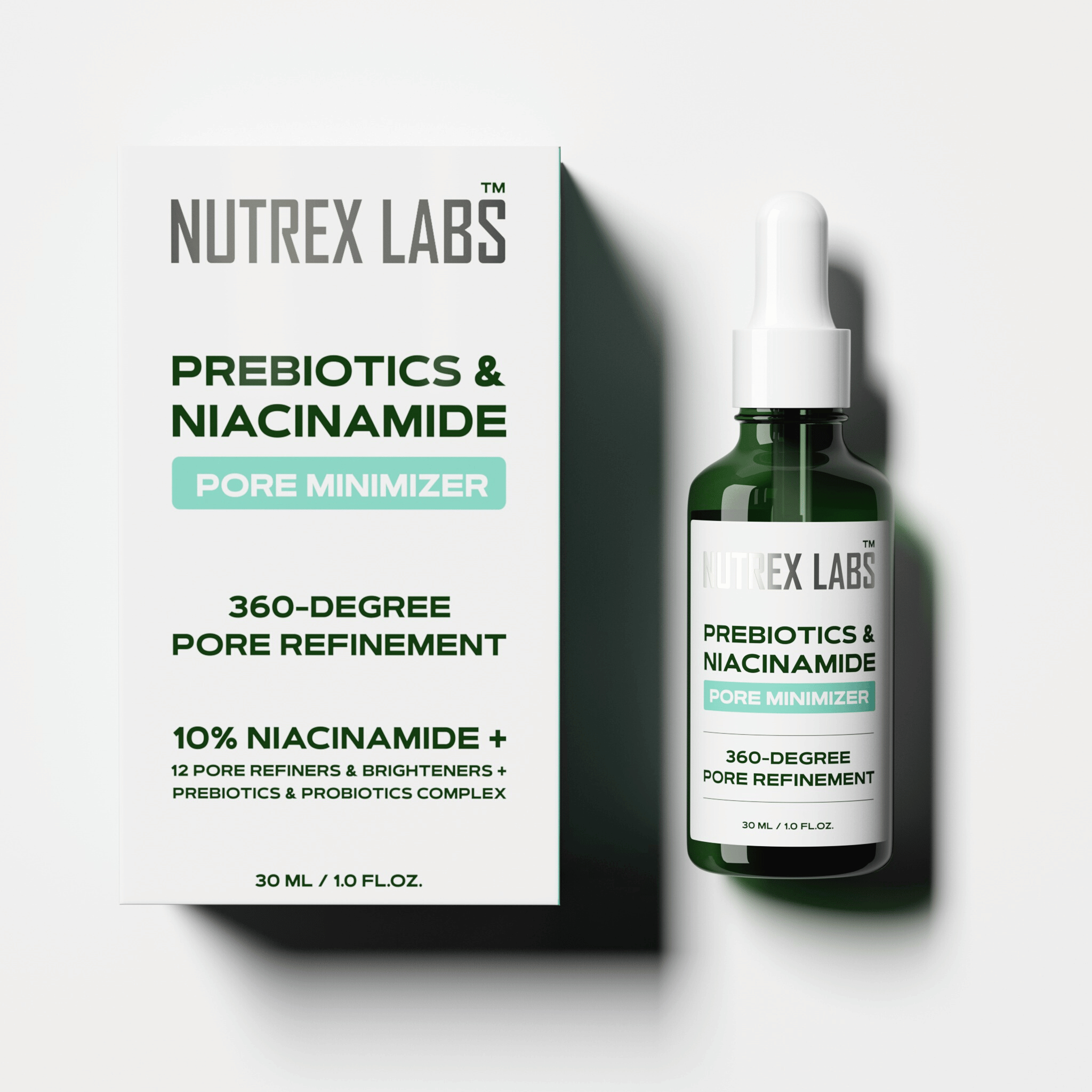 Prebiotics & Niacinamide Pore Minimizer - Nutrex Labs