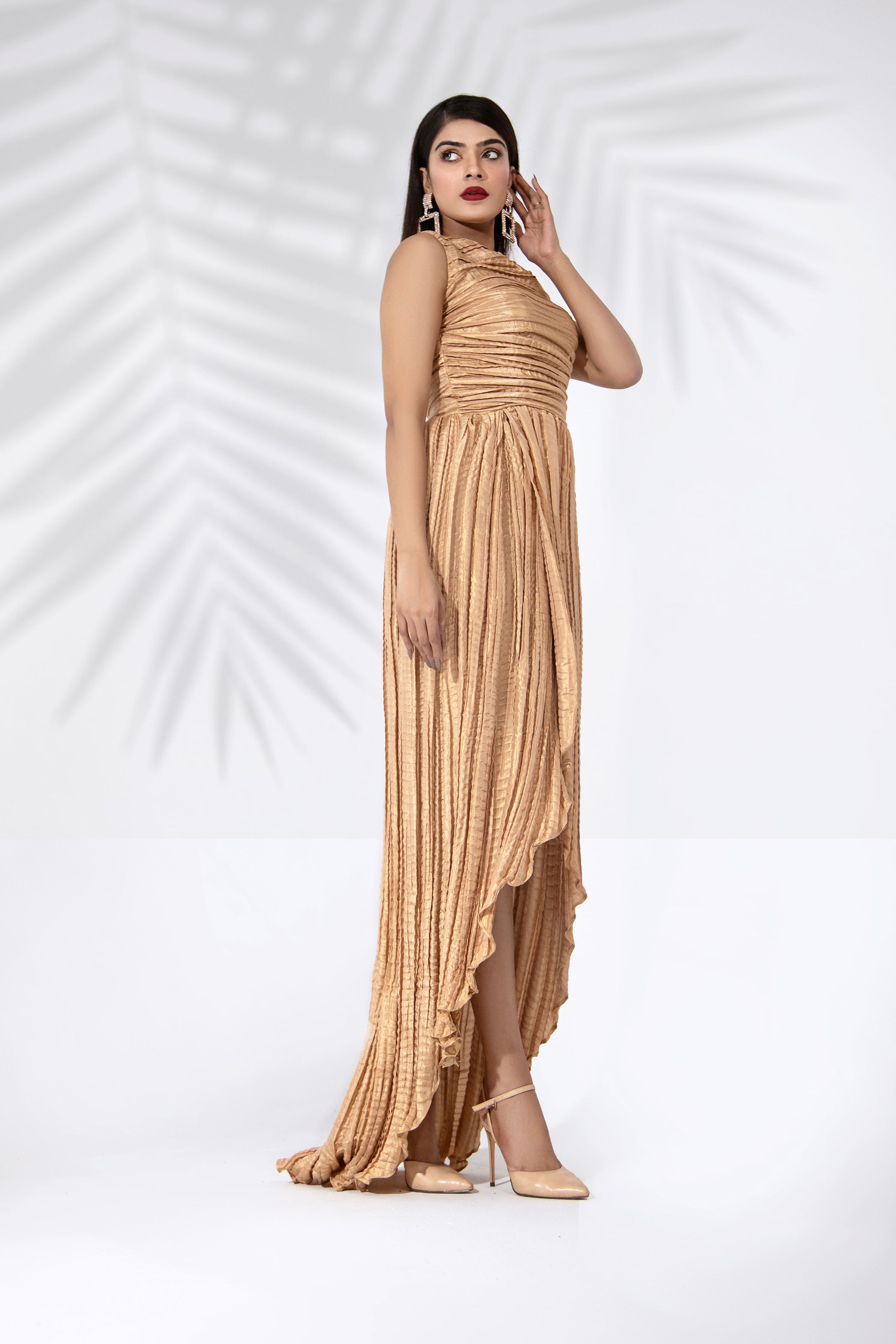 Crushed Sleeveless Dress - SYAH