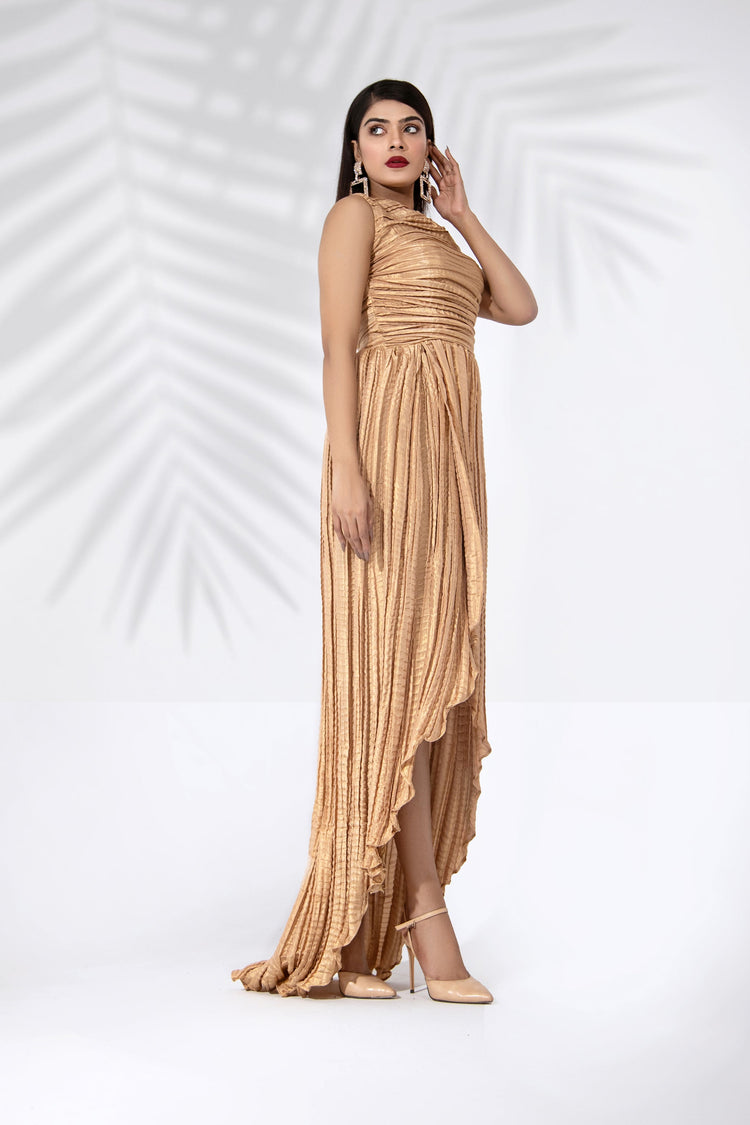 Crushed Sleeveless Dress - SYAH