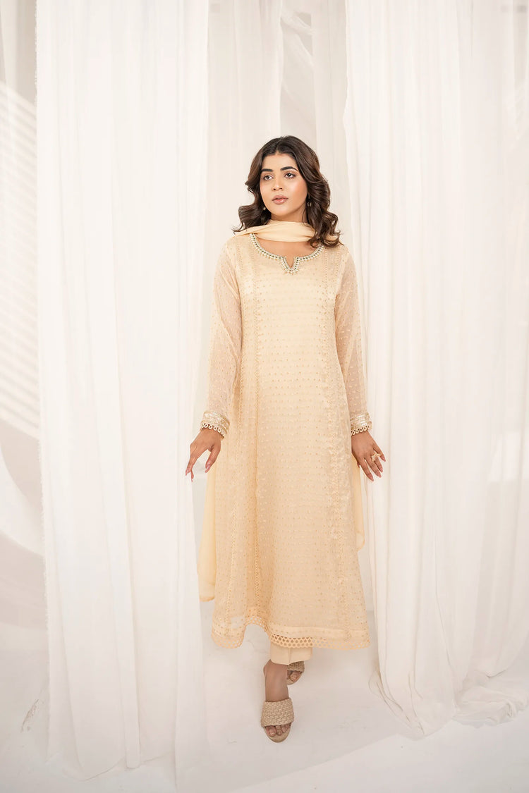 Noya 3 Piece Stitched - Javeria Zoa