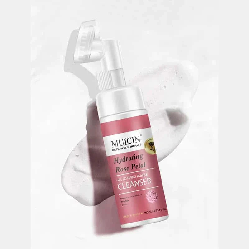 Rose Petal Gel Foaming Bubble Cleanser - Muicin