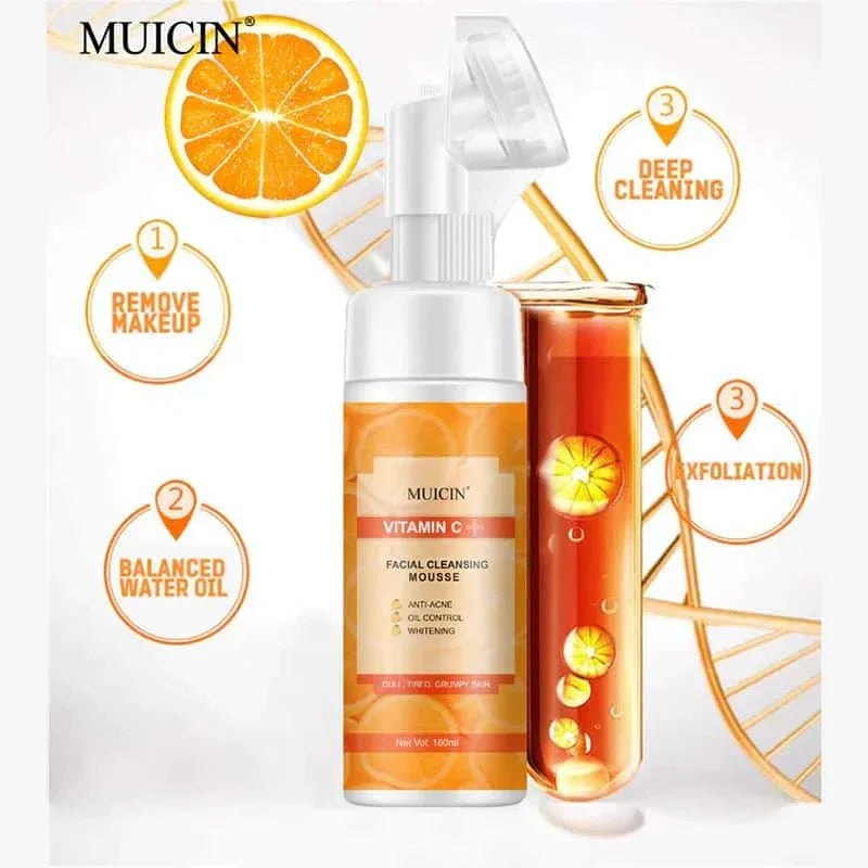 Vitamin C Bubble Foaming Facial Cleanser - Muicin