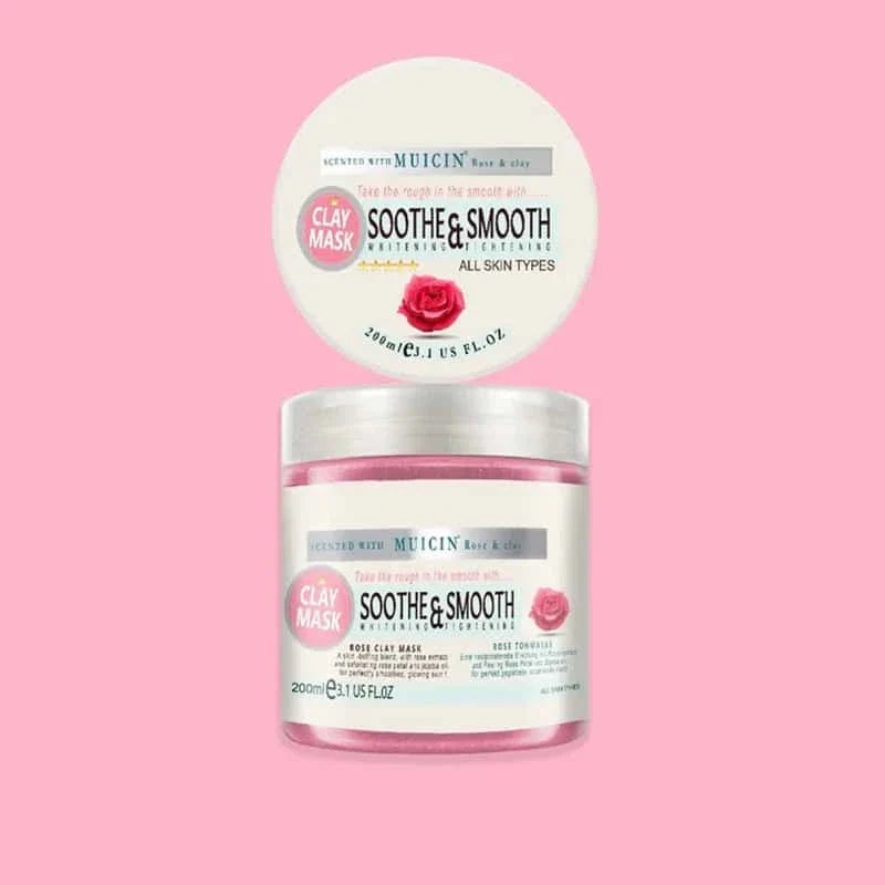 Soothing Rose Pink Clay Mask - Muicin