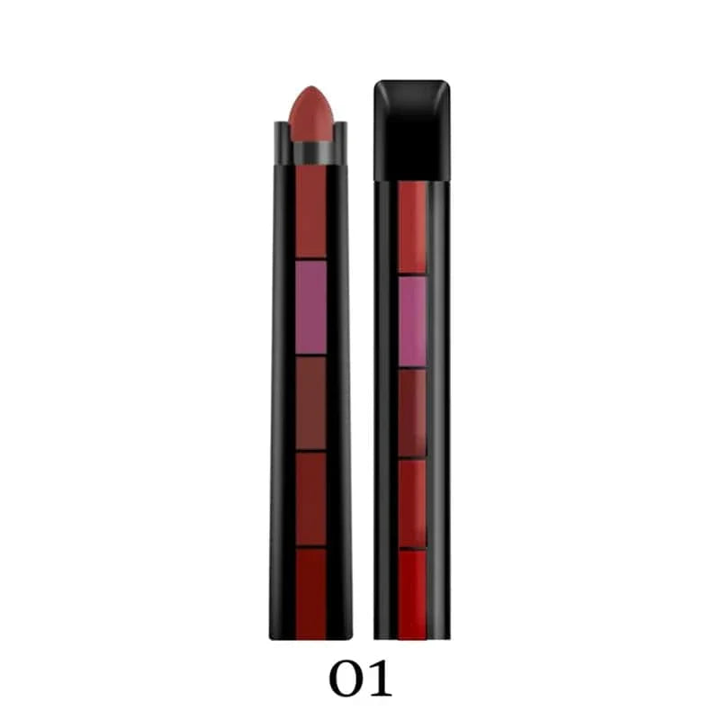 5 In 1 Matte Lipsticks - Muicin