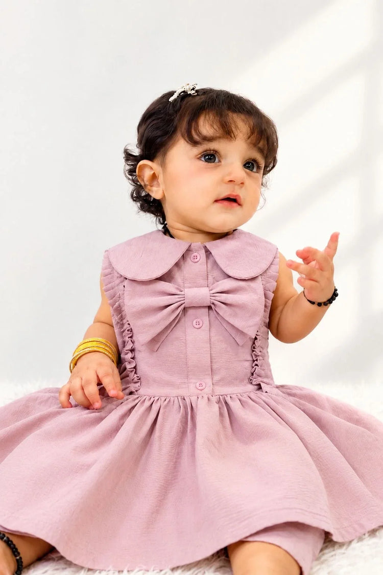 Pink Seersucker Stripe Infant 2-Piece Set - Urban Cut