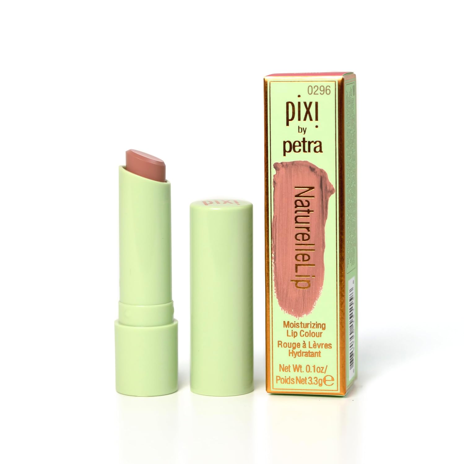 Pixi NaturelleLip Hydrating Demi-Matte Lipstick - Pecan- 0.1oz