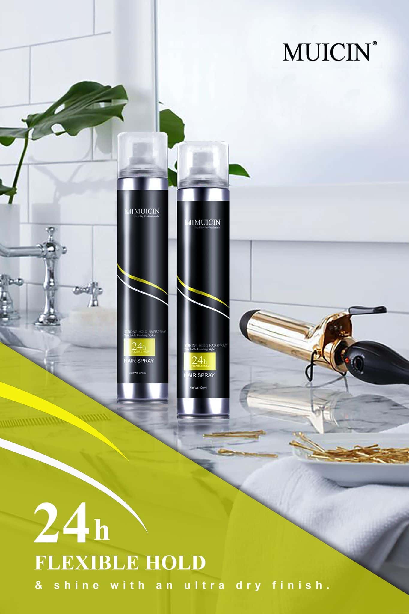 Ultra Hold Hair Styling Spray - Muicin