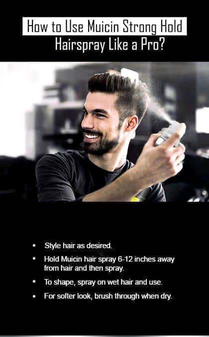 Ultra Hold Hair Styling Spray - Muicin