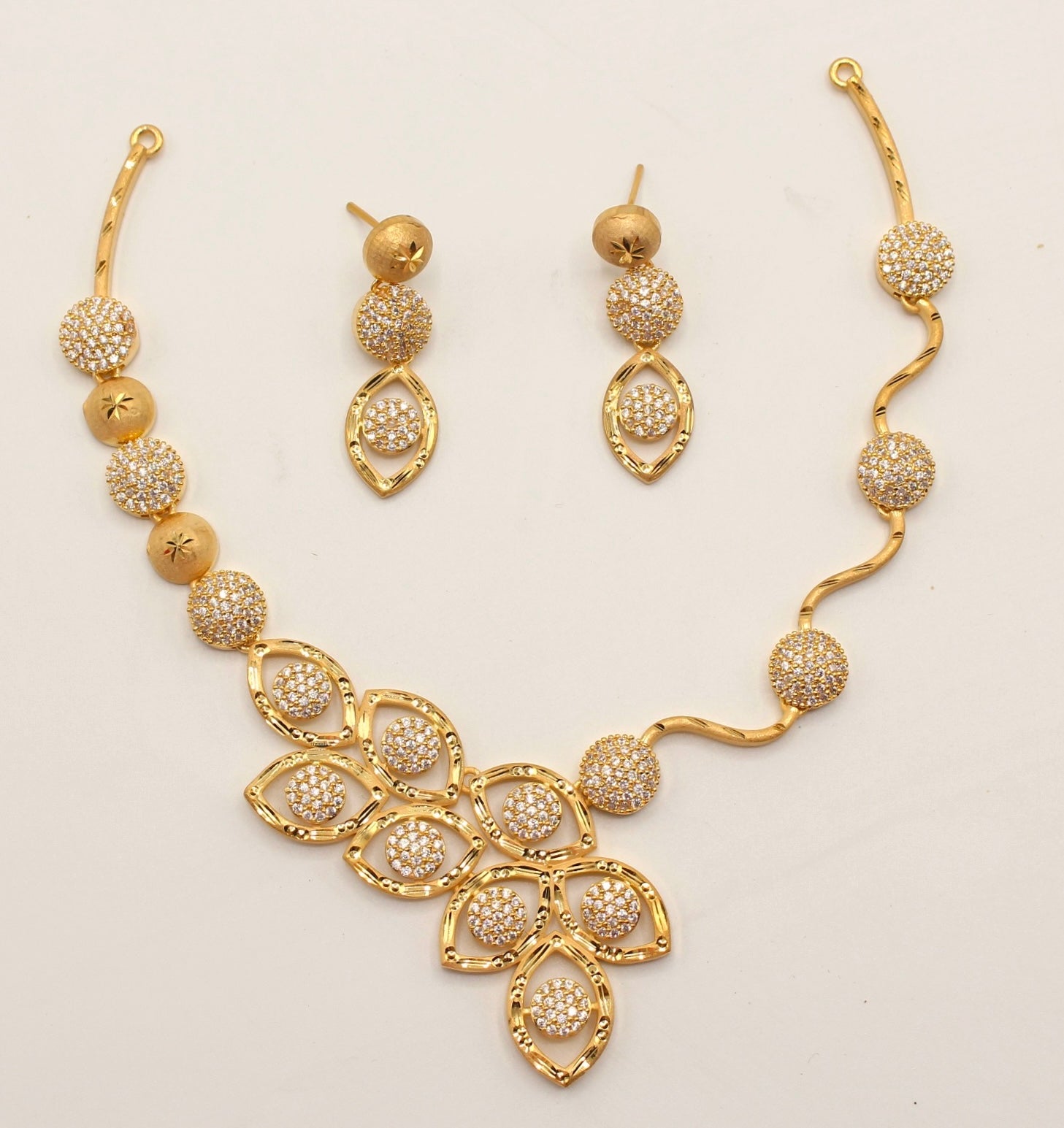 Gold Plated Petals - Aloro Jewels