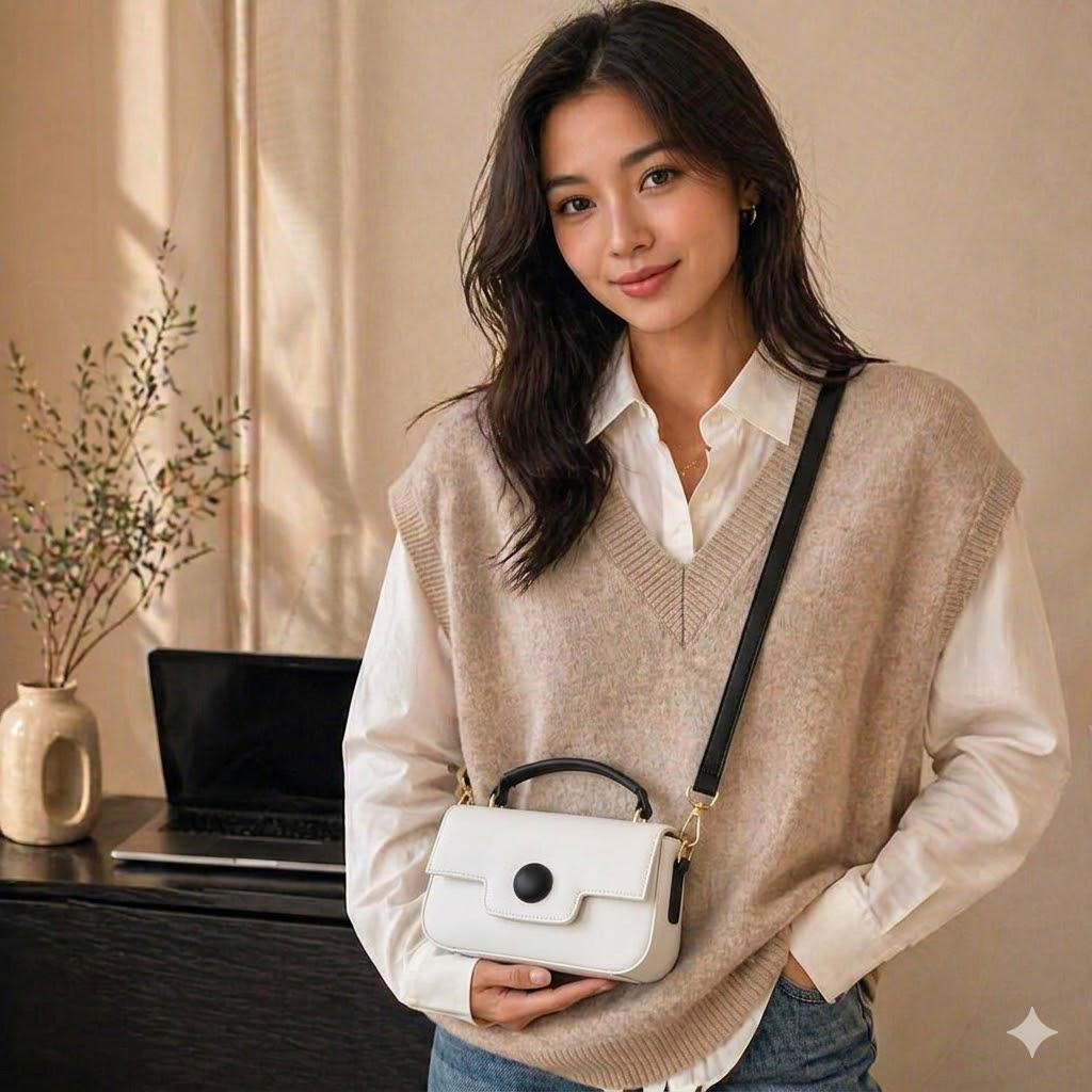 The dot satchel Crossbody bag - Bellabags