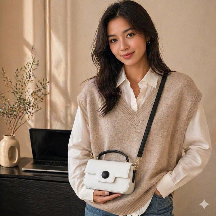 The dot satchel Crossbody bag - Bellabags
