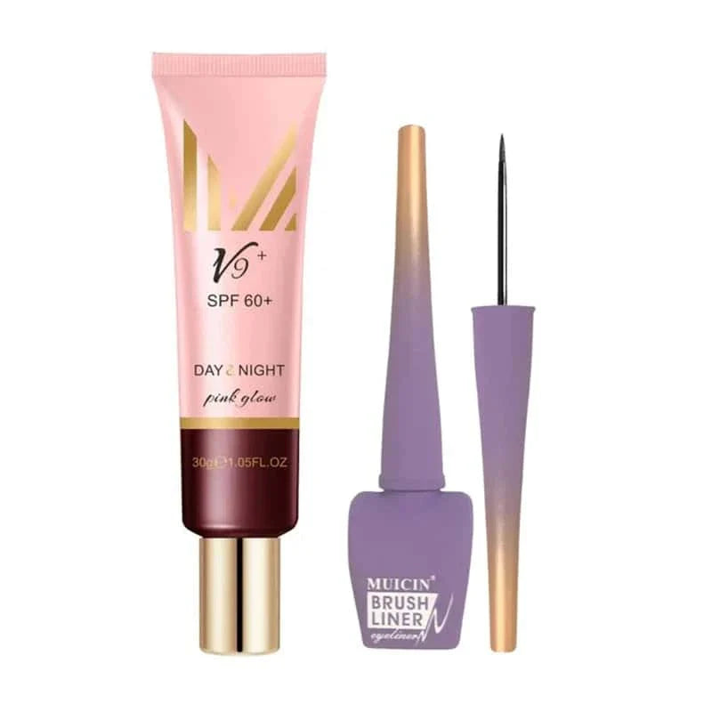 V9 Pink Glow Day & Night Cc Primer Cream - Muicin