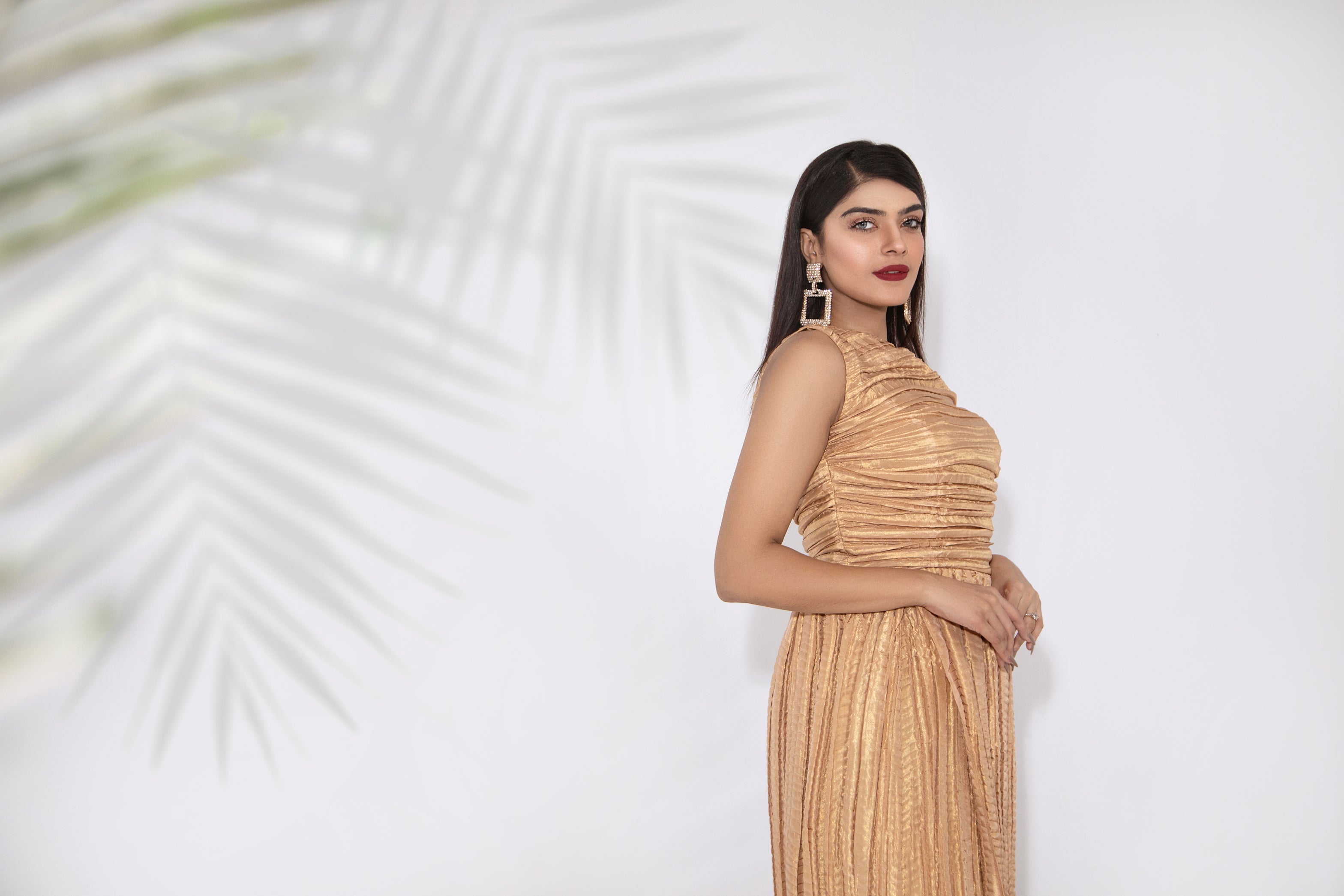 Crushed Sleeveless Dress - SYAH
