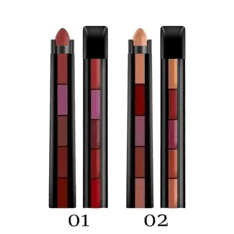 5 In 1 Matte Lipsticks - Muicin