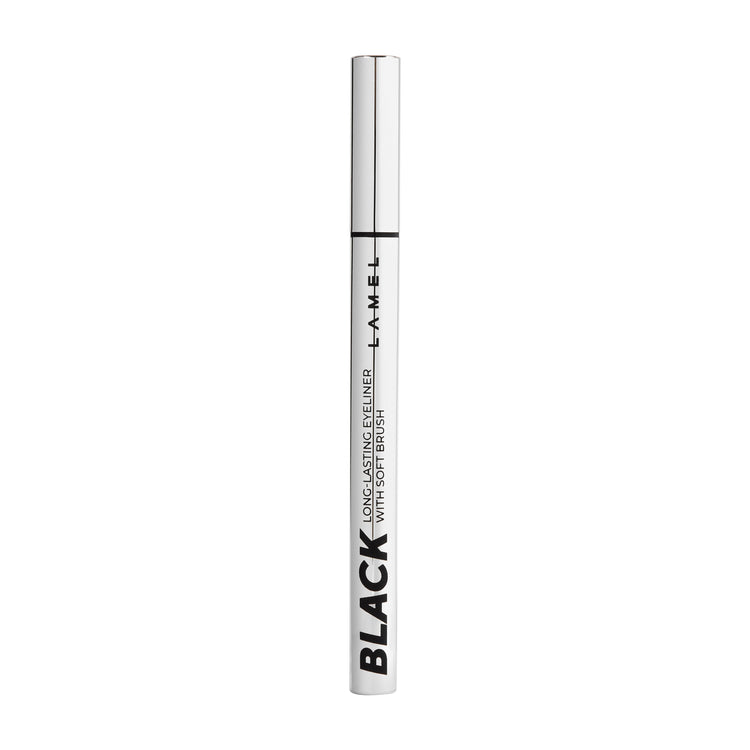 LAMEL Black Eyeliner With Soft Brush №401 Deep Black