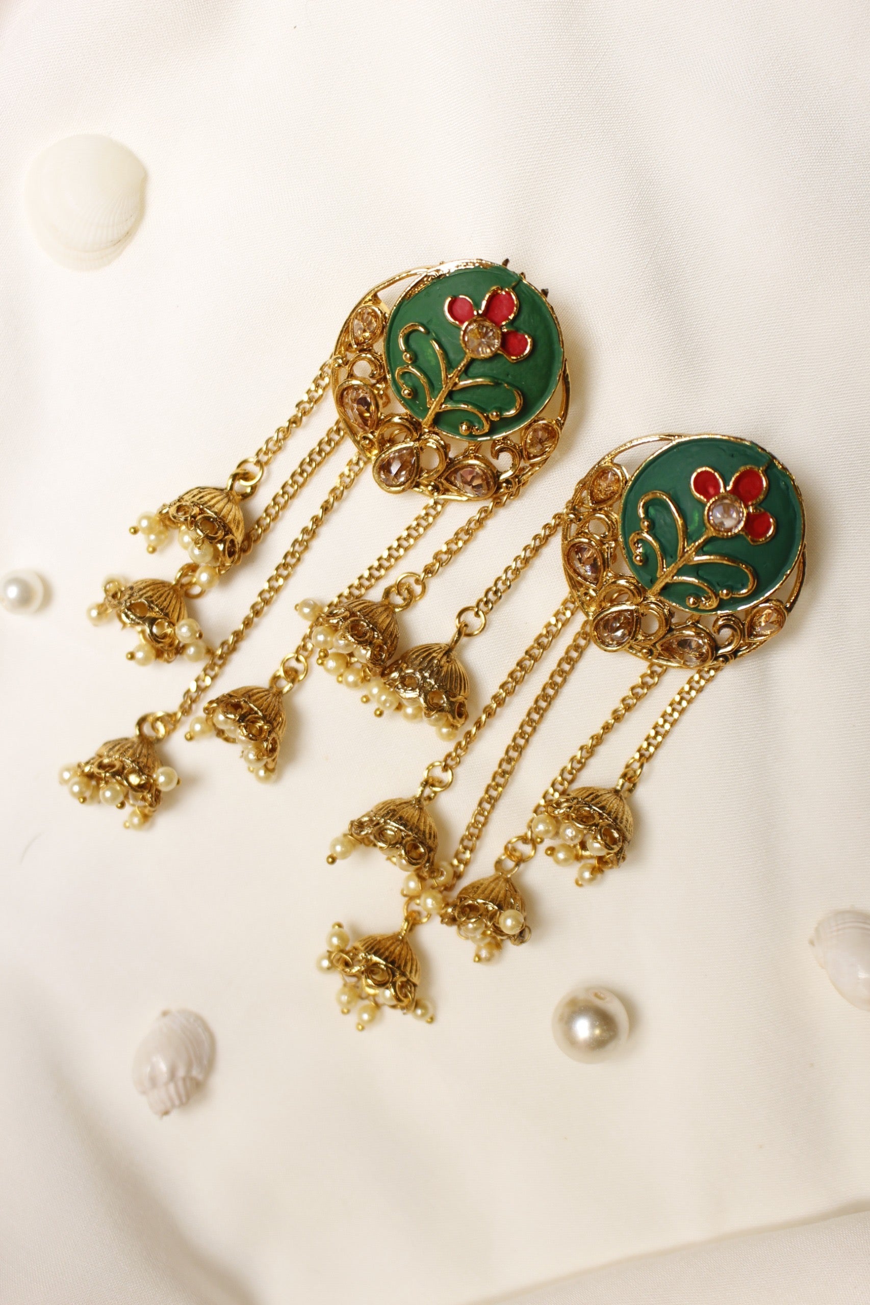 Drop Chain Earrings - Aloro Jewels
