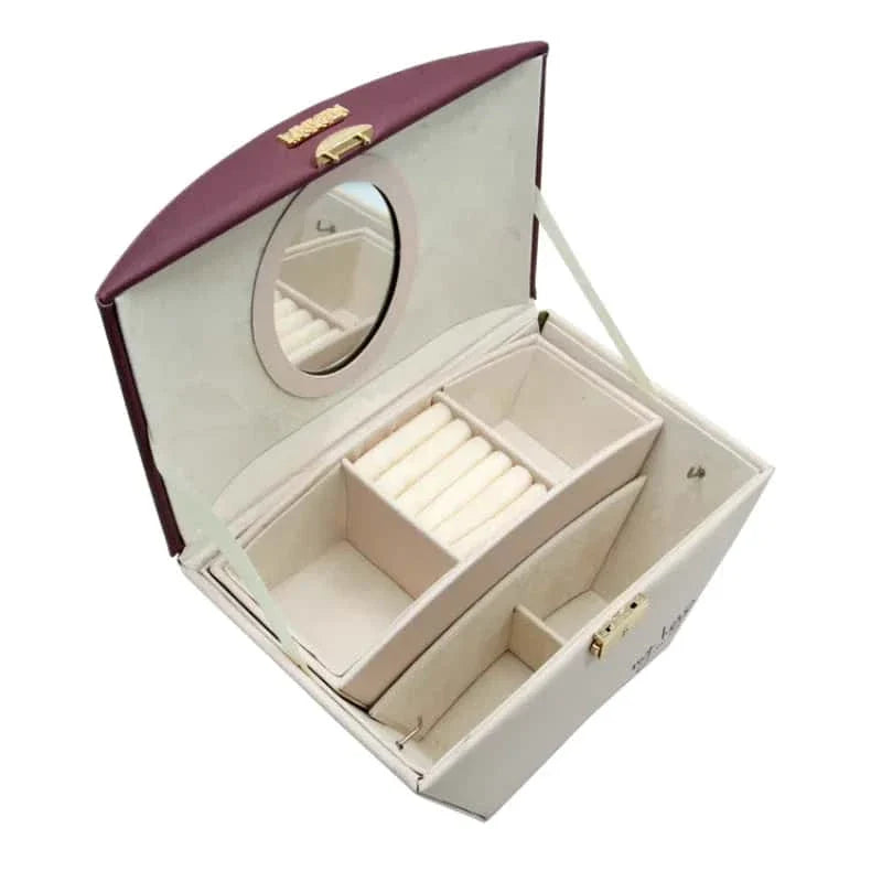 Dual-Tone Luxury Cosmetics & Jewelry Organizer - Muicin