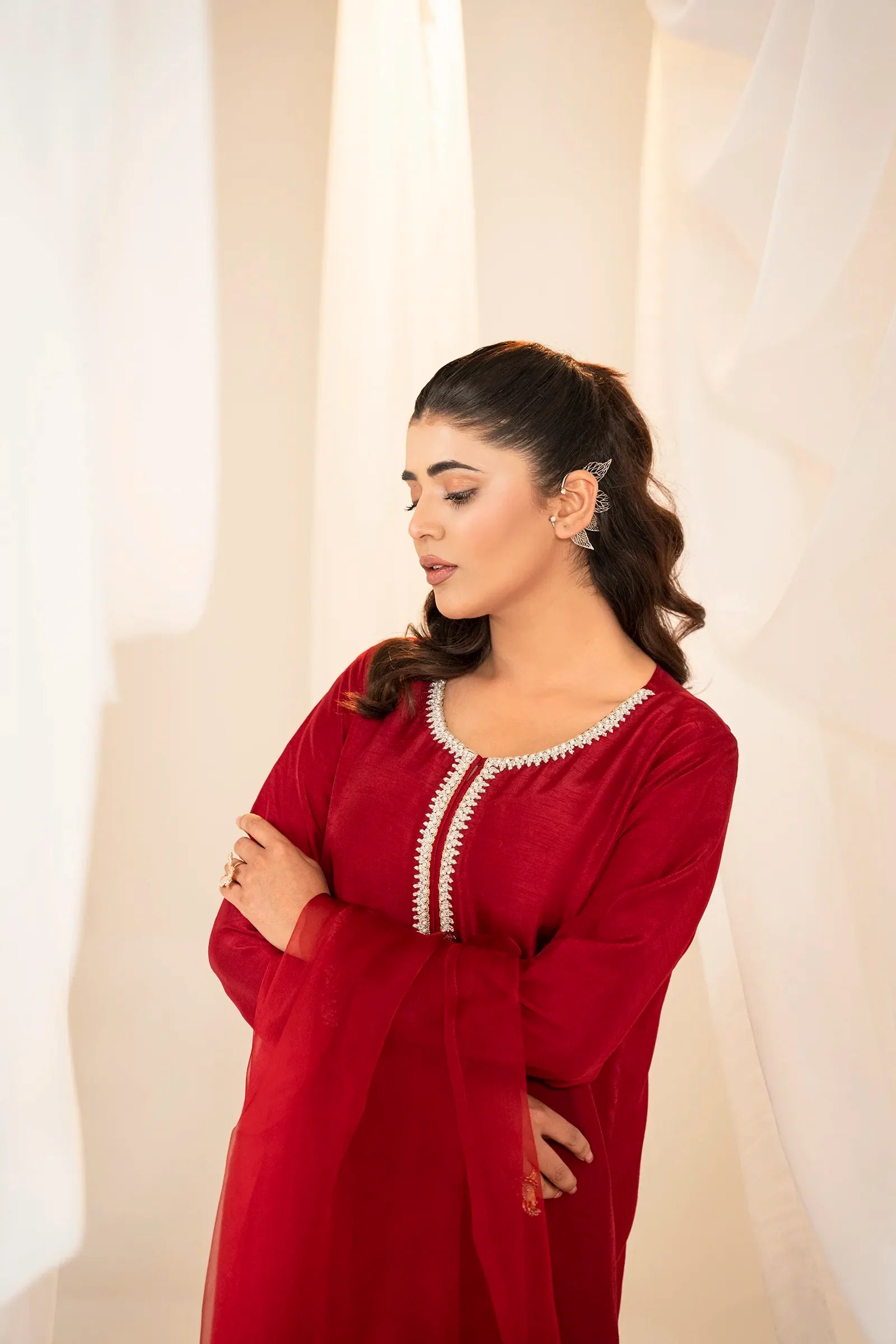 Lina 3 Piece Stitched - Javeria Zoa