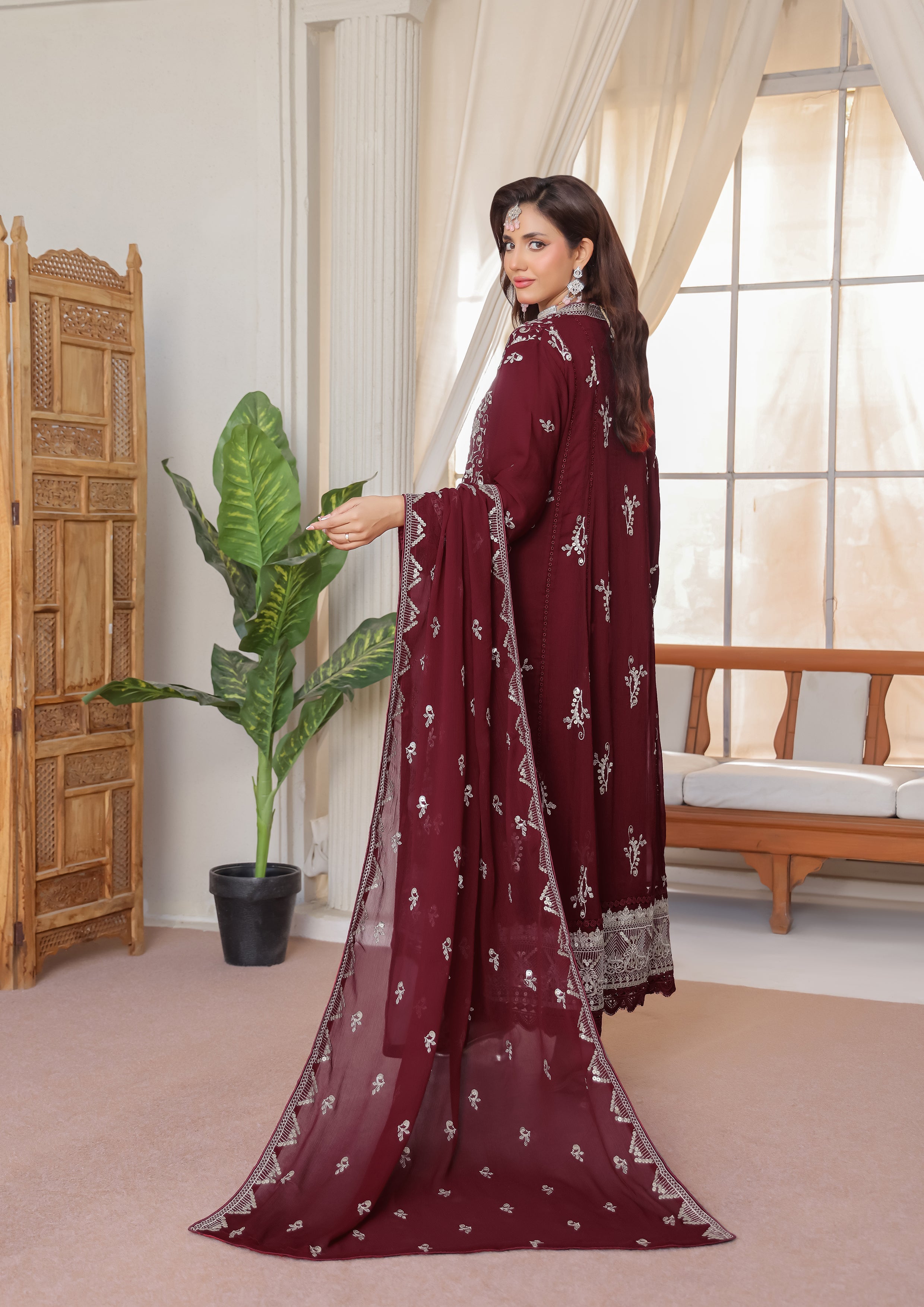 Vanessa BN-9993 - 3 Piece Stitched Fancy Heavy Embroidered - Bint-e-Noor