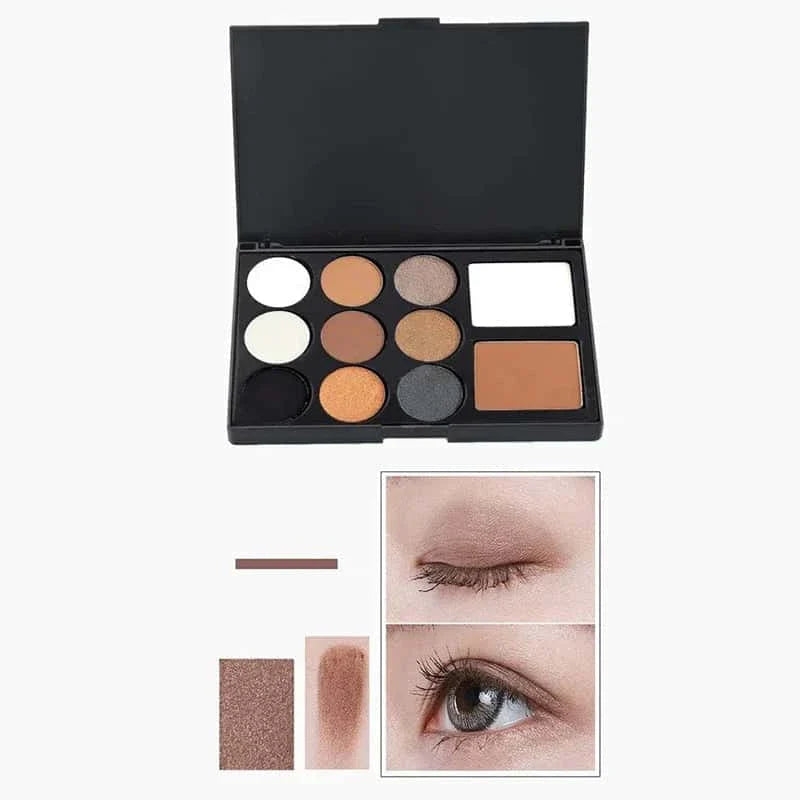 Matte & Velvet 11 Colors Eyeshadow Palette - Muicin