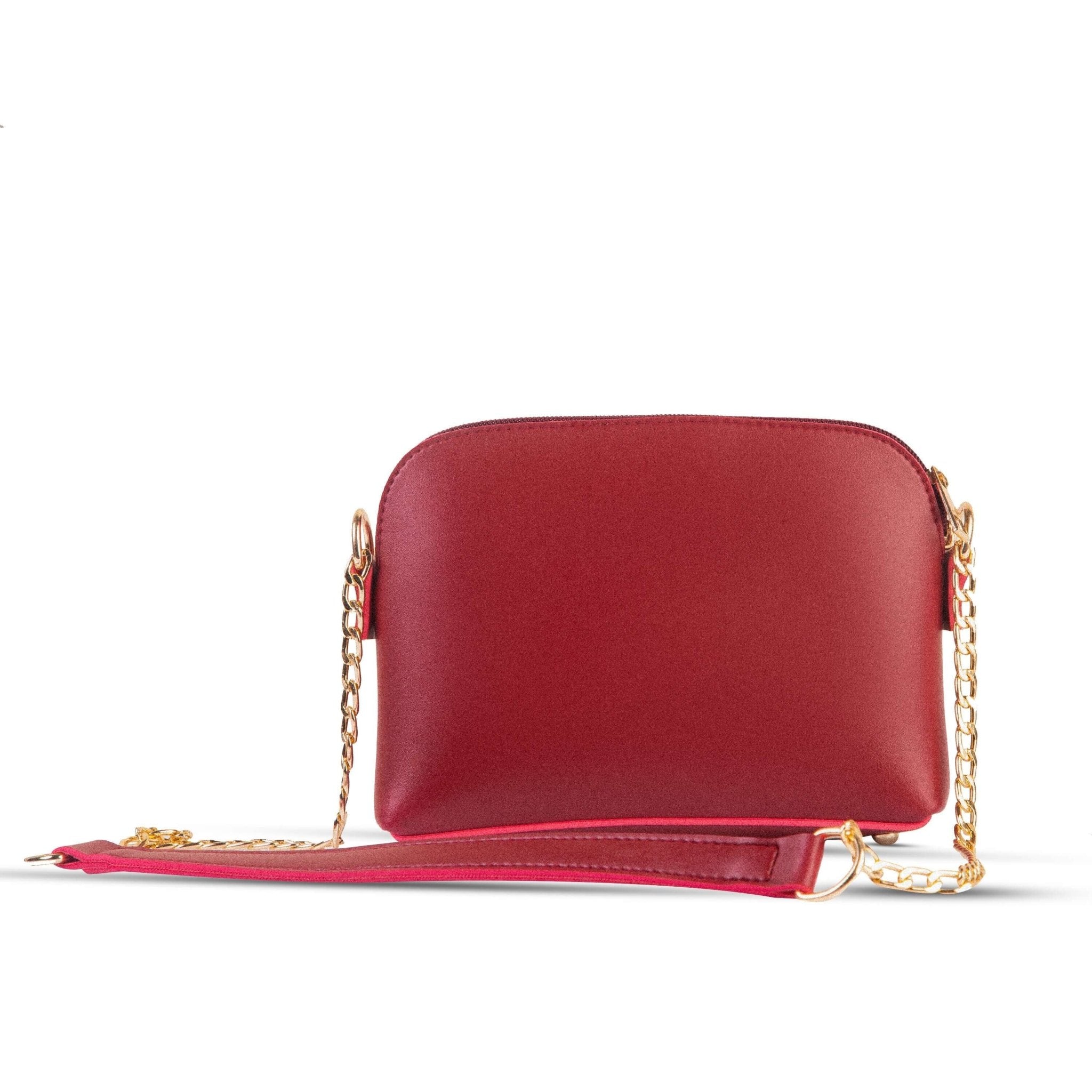 Flexi Mini Maroon Crossbody bag - Bag X