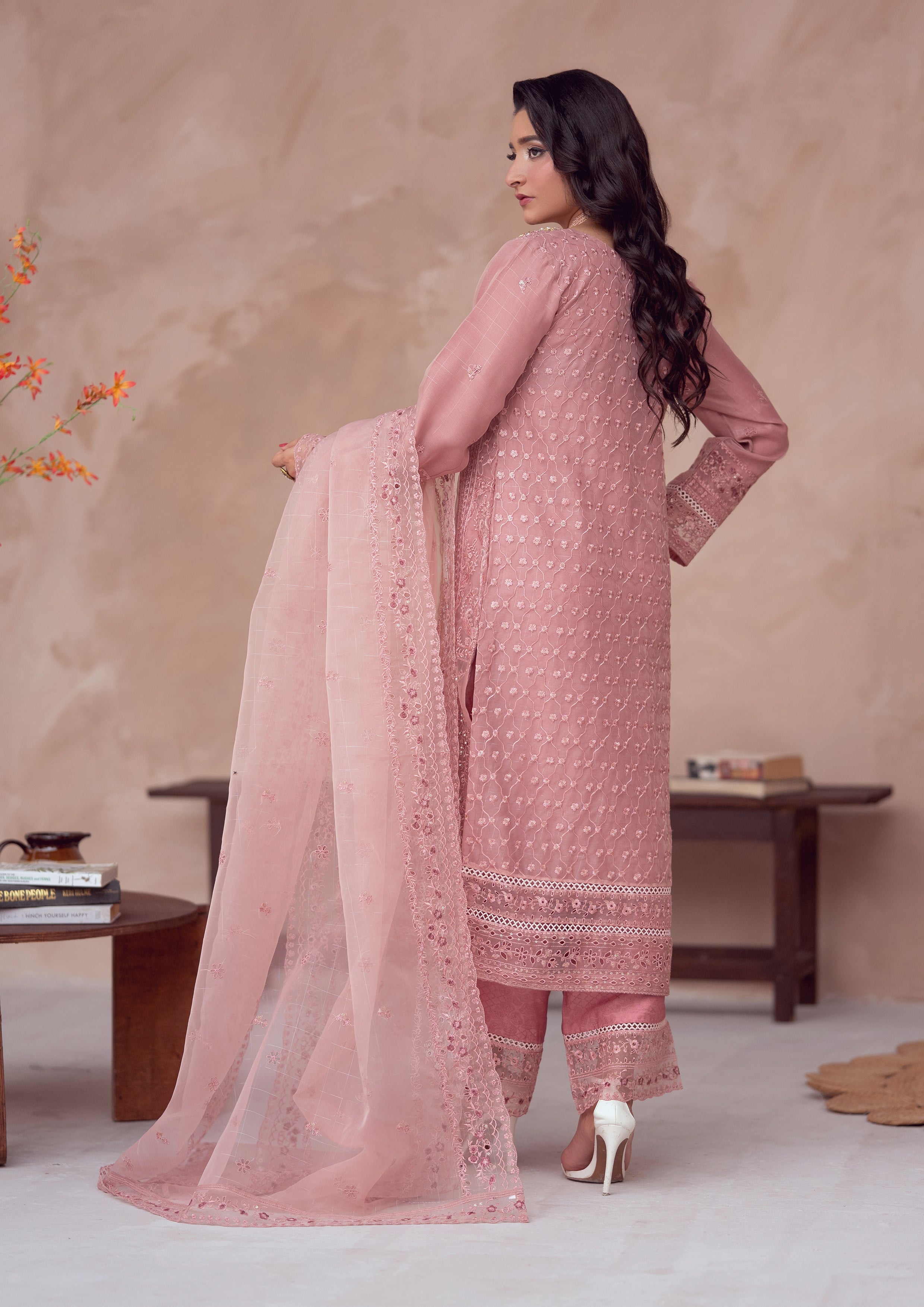 Masooma BN-1102 - 3 Piece Stitched Fancy Heavy Embroidered - Bint-e-Noor