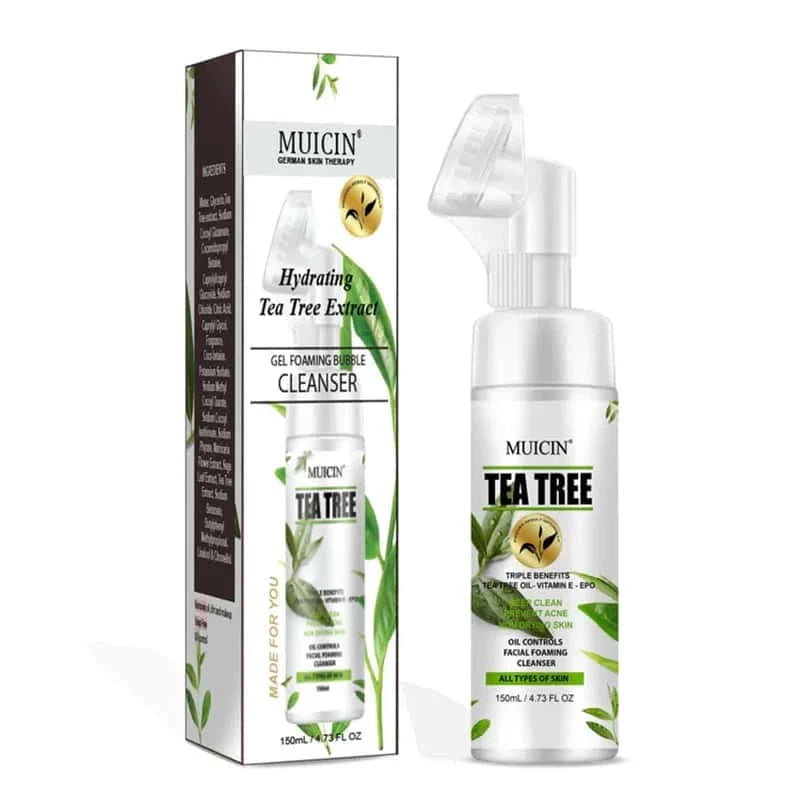 Tea Tree Bubble Foaming Facial Cleanser - Muicin