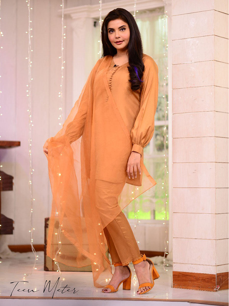 3PC SILK LUXE COLLECTION BEIGE - Teen Meter