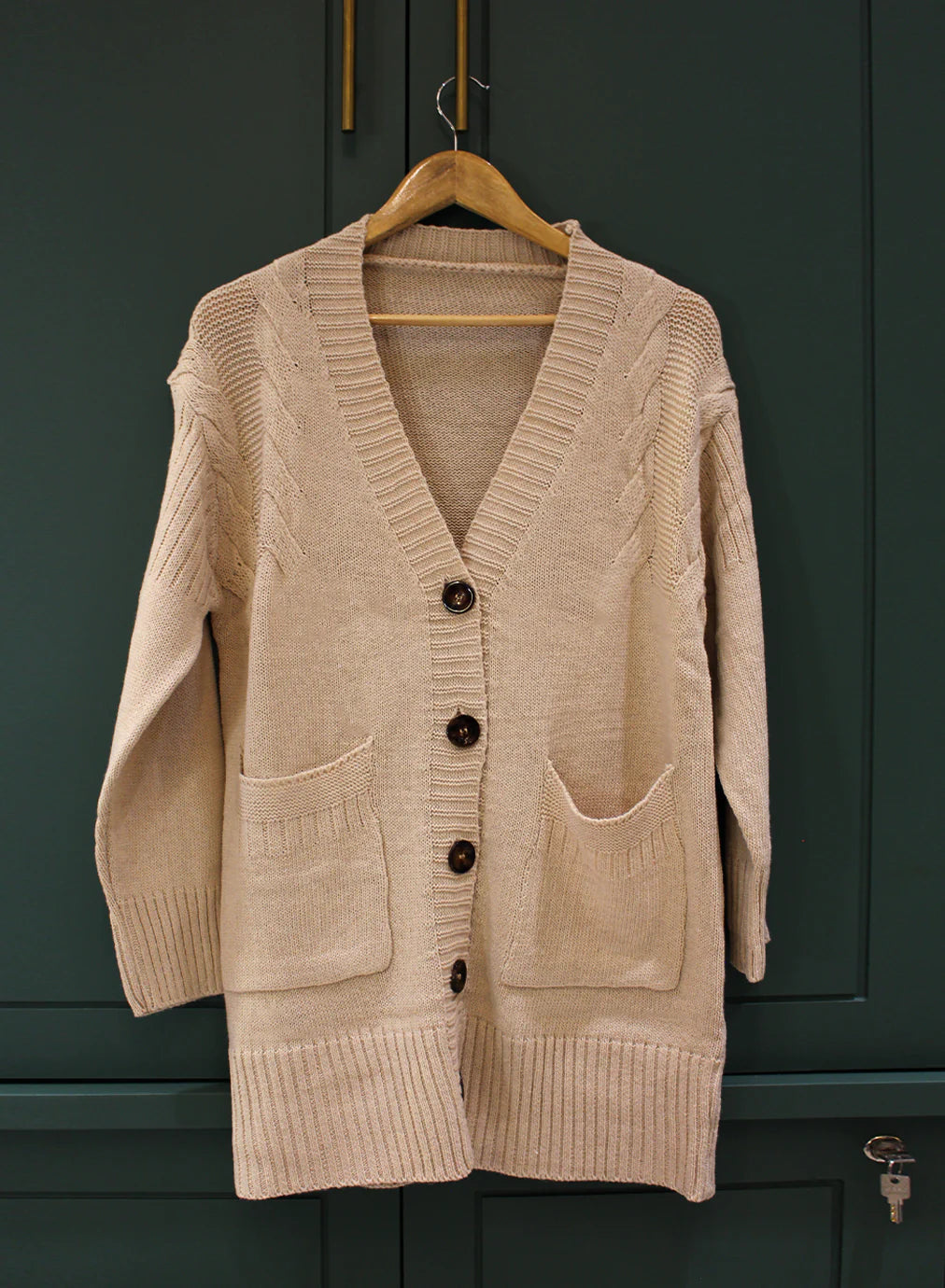 V Neck Vintage Cardigan - Velora