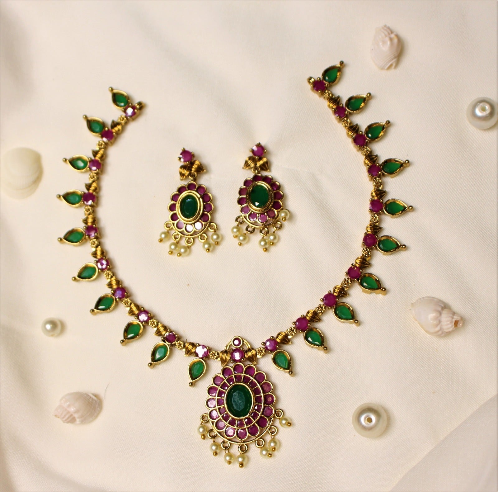 South Kundan Set - Aloro Jewels