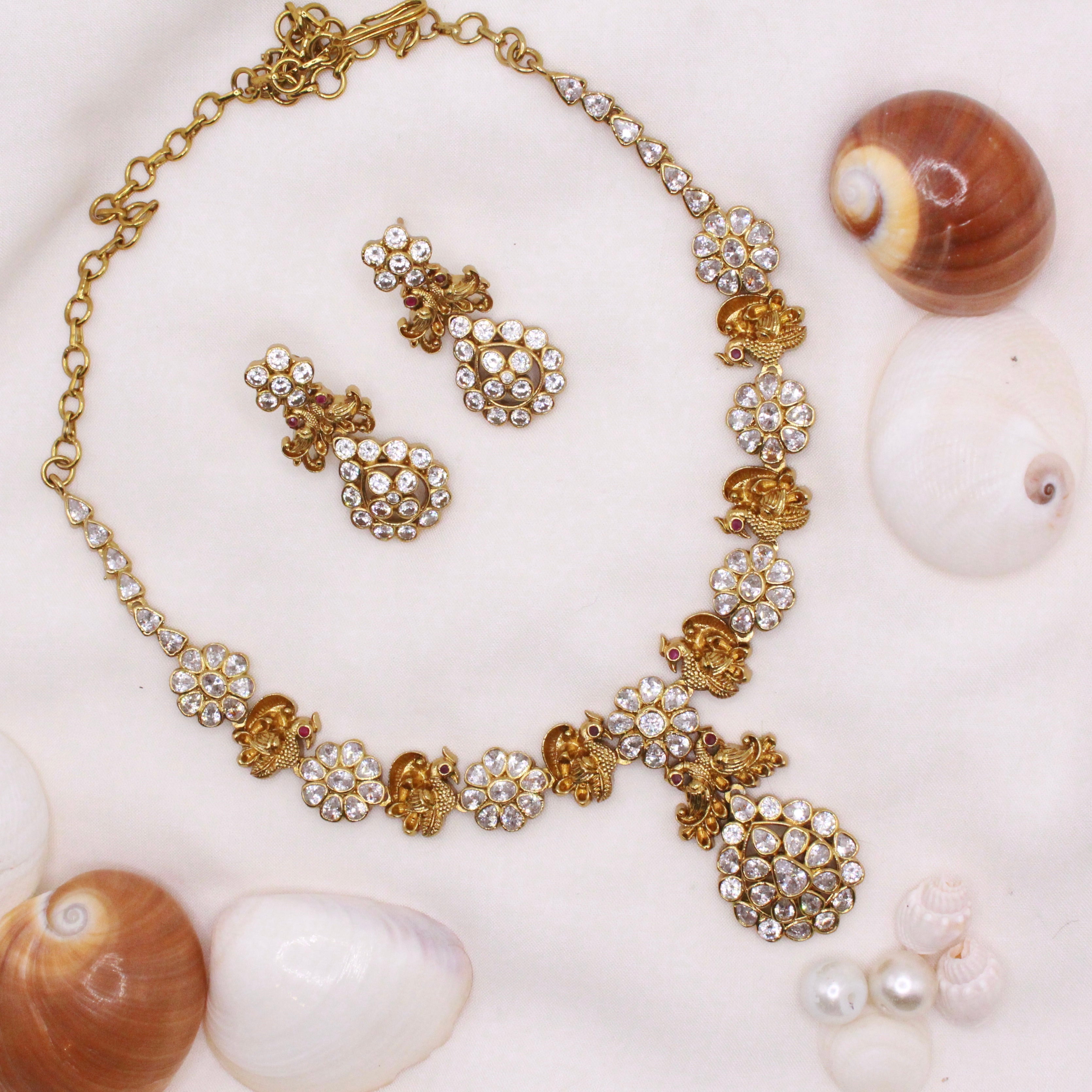 Kundan Gold Set - Aloro Jewels