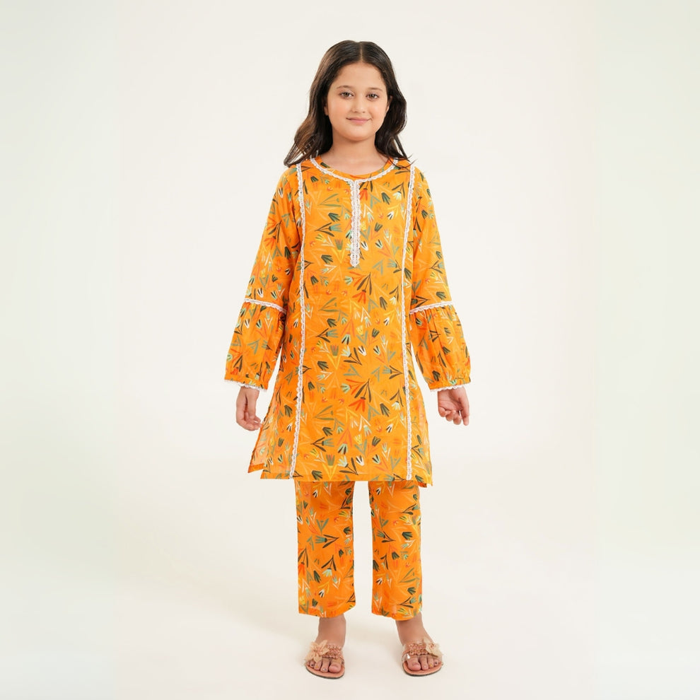 Tangerine –  2PC Lawn - Rangooz