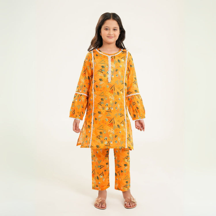 Tangerine –  2PC Lawn - Rangooz