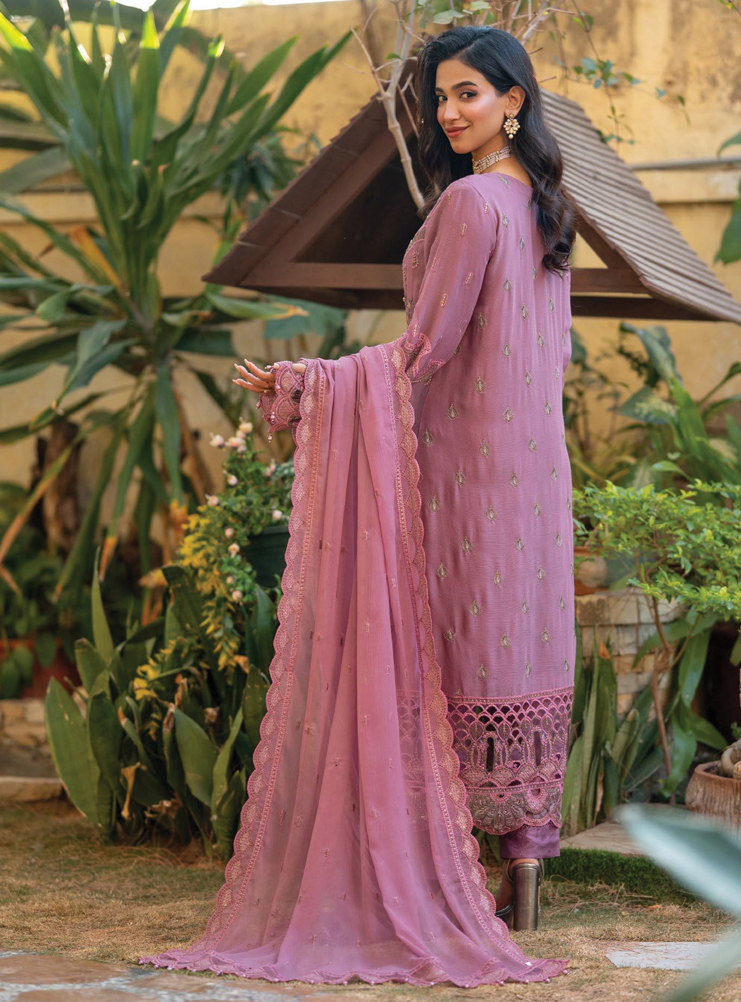 Asmira BN-1039 - 3 Piece Stitched Fancy Heavy Embroidered - Bint-e-Noor