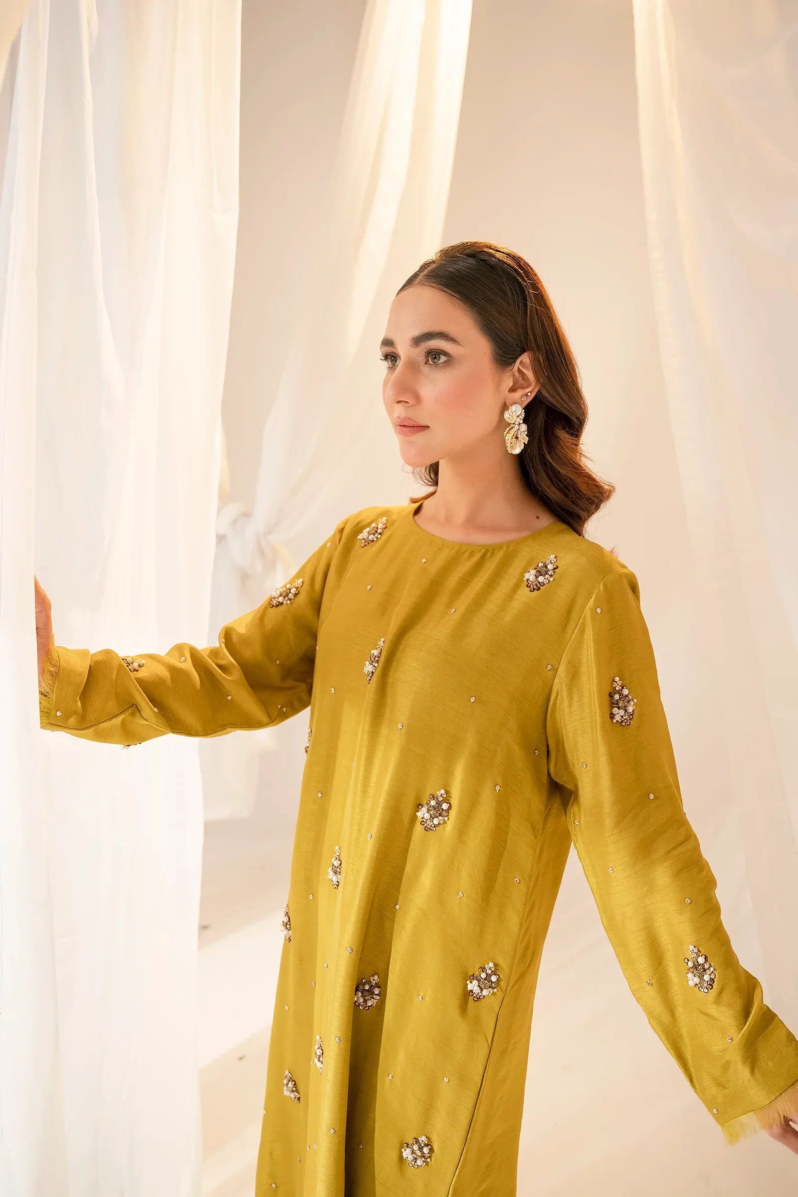 Inaya 3 Piece Stitched - Javeria Zoa