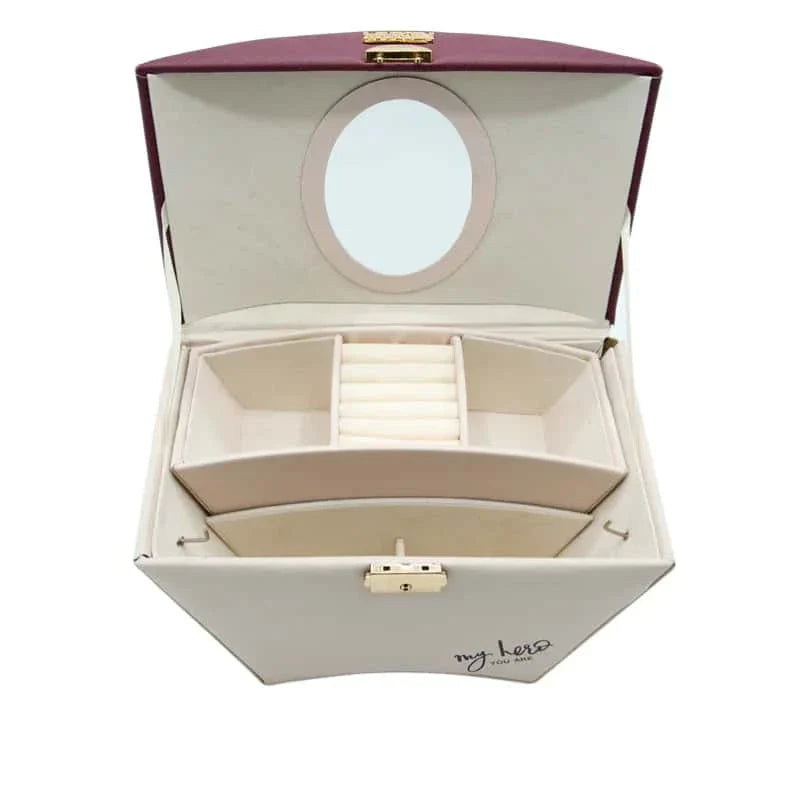 Dual-Tone Luxury Cosmetics & Jewelry Organizer - Muicin