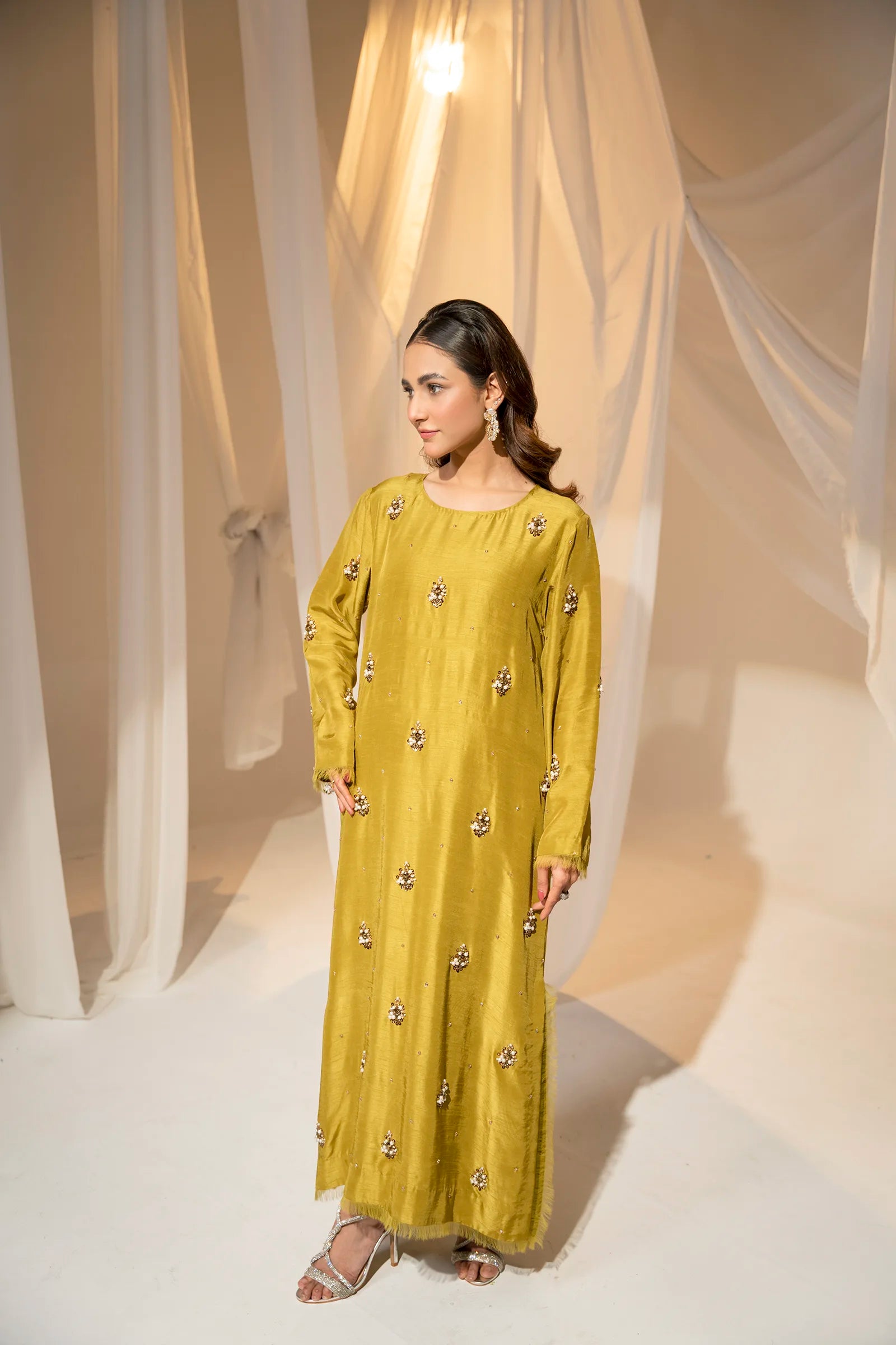 Inaya 3 Piece Stitched - Javeria Zoa