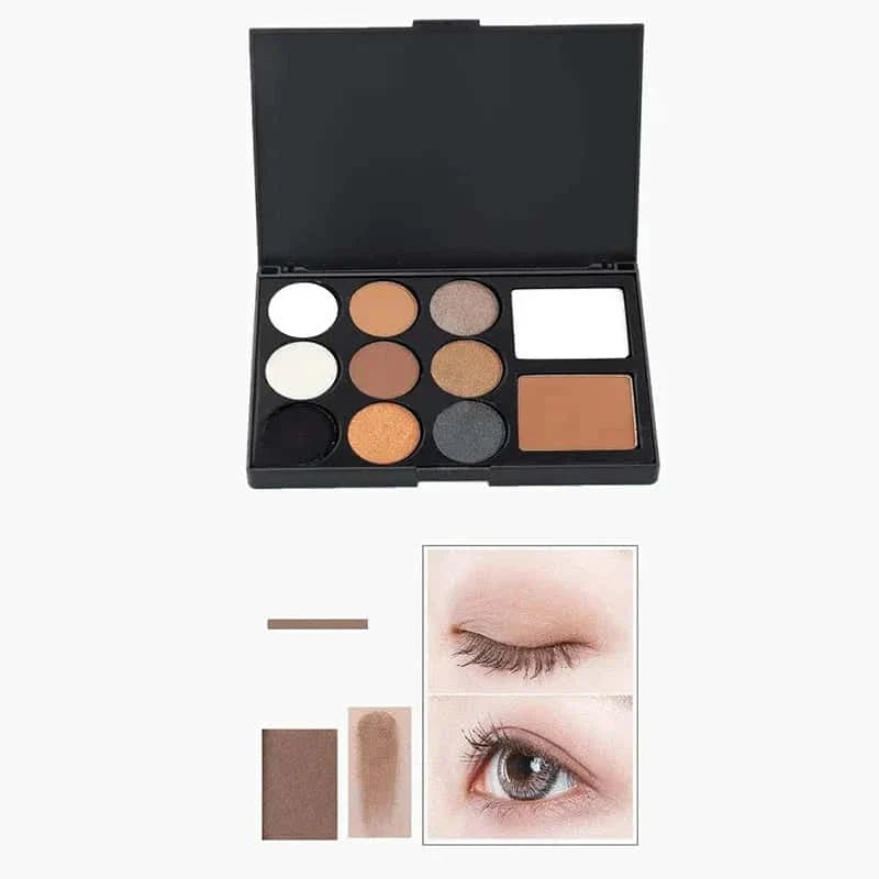 Matte & Velvet 11 Colors Eyeshadow Palette - Muicin