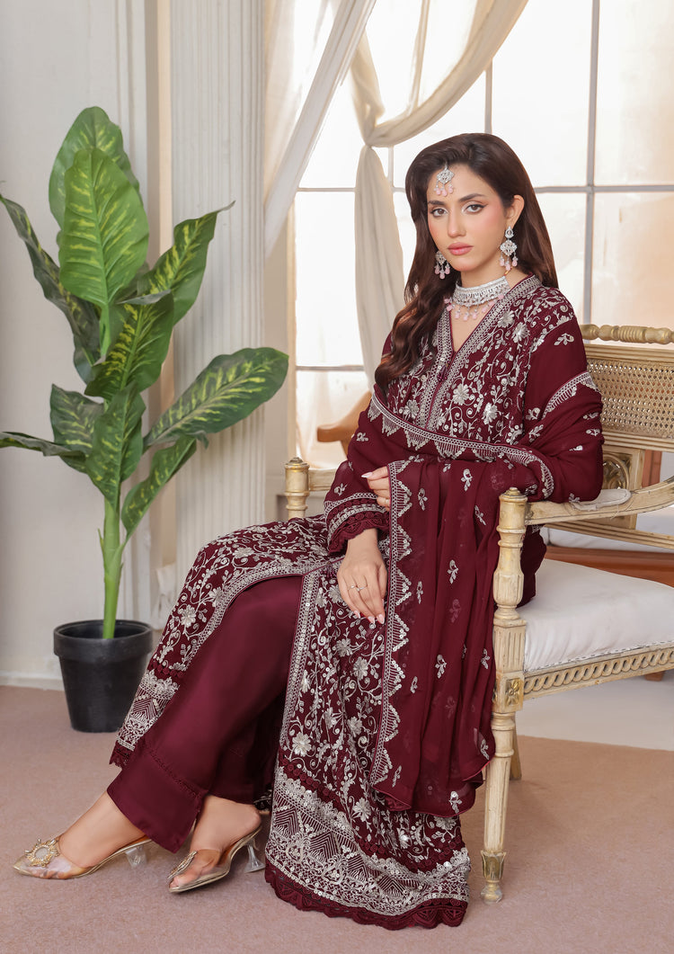 Vanessa BN-9993 - 3 Piece Stitched Fancy Heavy Embroidered - Bint-e-Noor