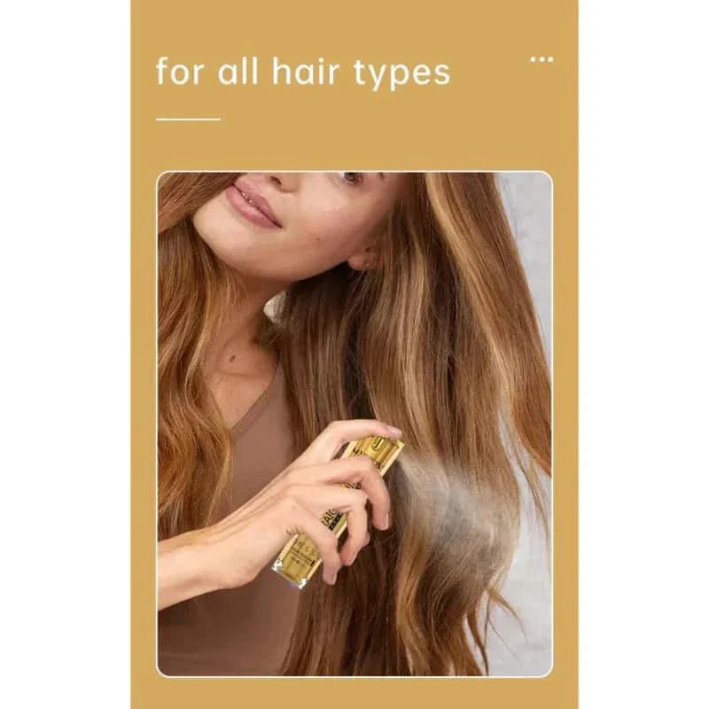 Gold Shine & Style Hair Straightening Serum - Muicin