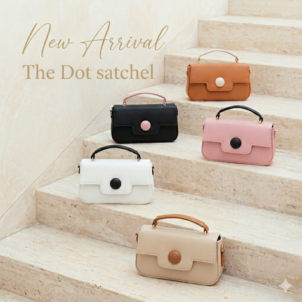 The dot satchel Crossbody bag - Bellabags