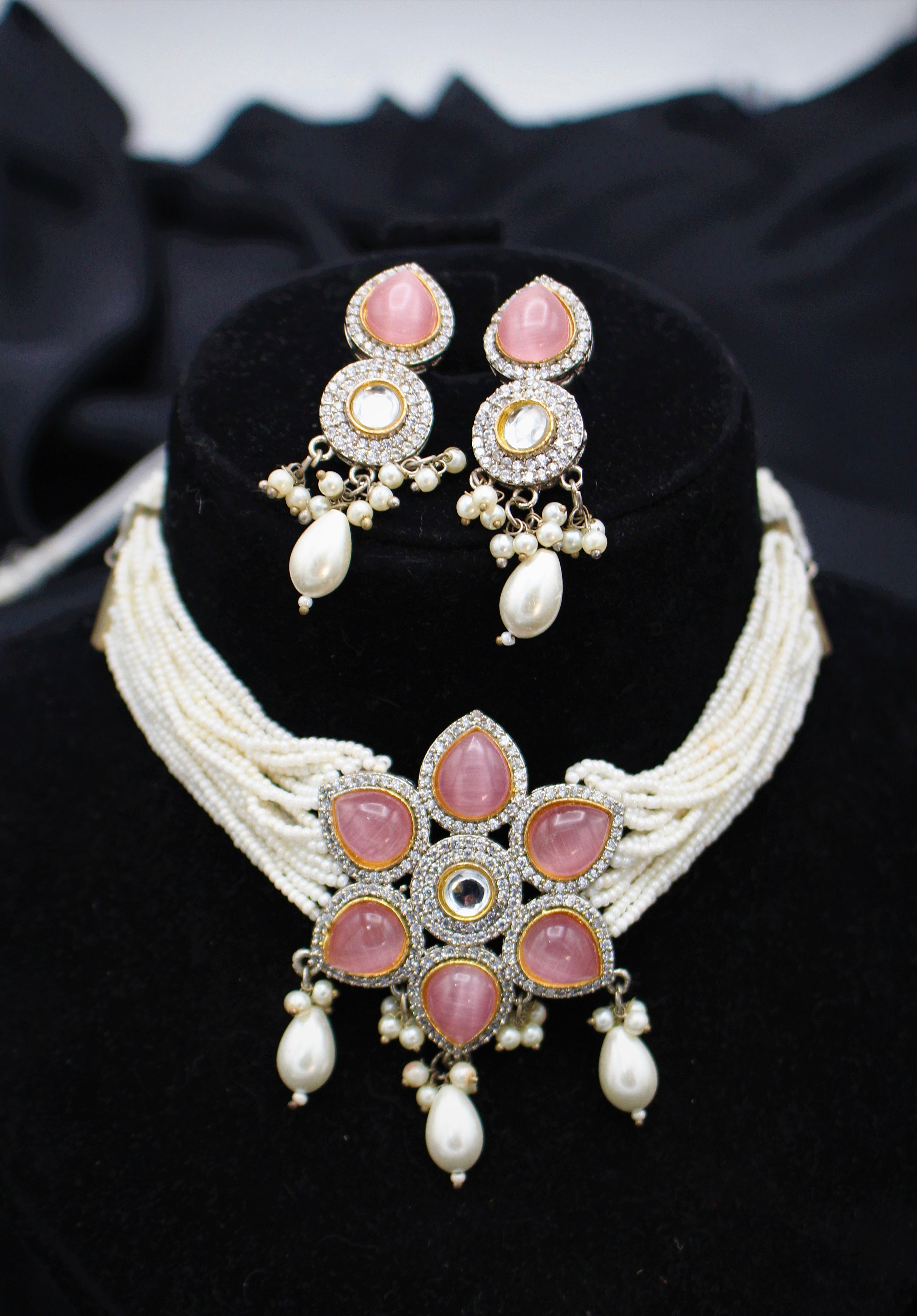 Water Pink Choker - Aloro Jewels