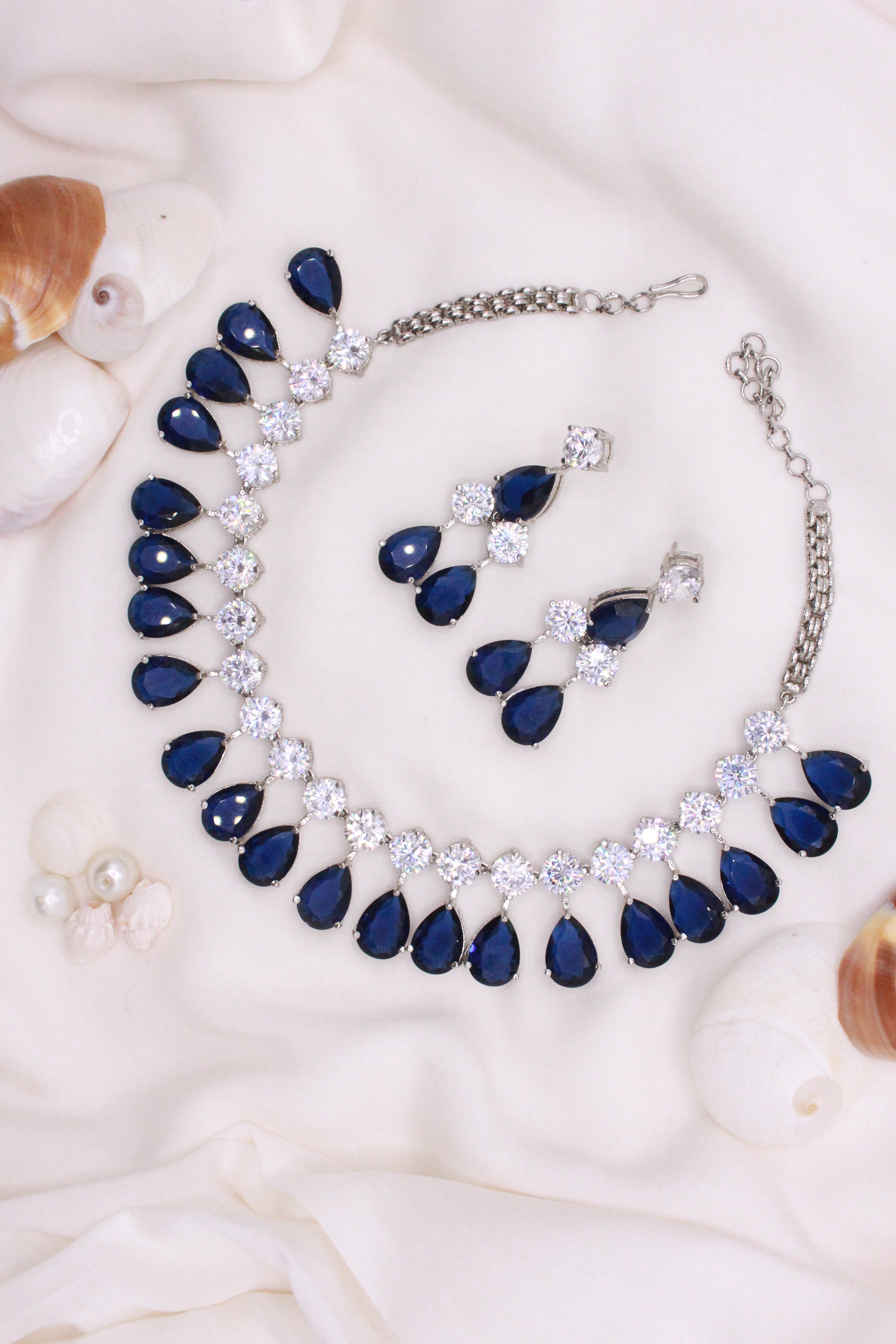 Blue Sparkling Set - Aloro Jewels