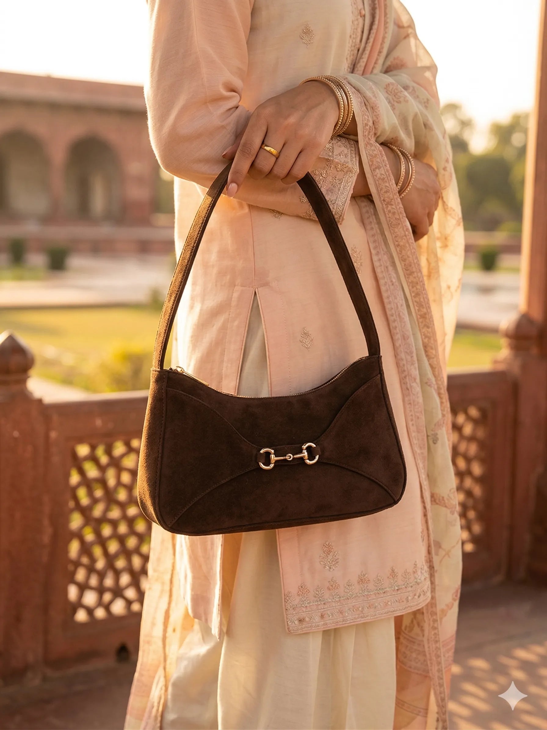 Derby Brown Shoulder bag - Bag X
