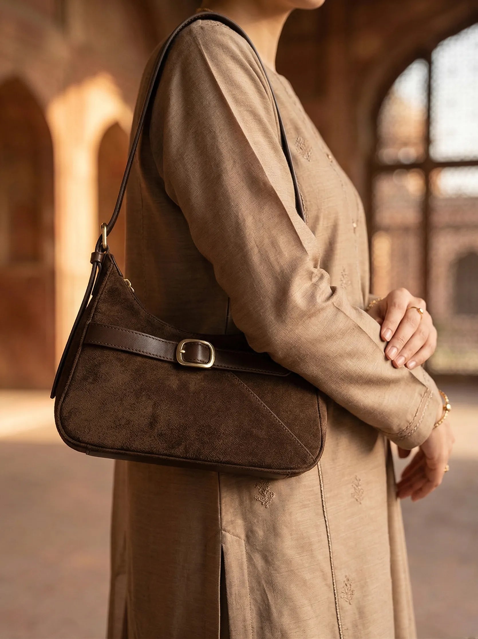 Barcelona Brown Shoulder bag - Bag X
