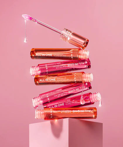 LAMEL All in One Lip Tinted Plumping Oil №401 Peachy 3ml