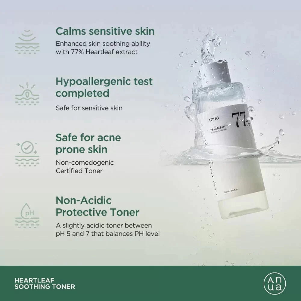 ANUA Heartleaf 77% Soothing Toner - 500ml