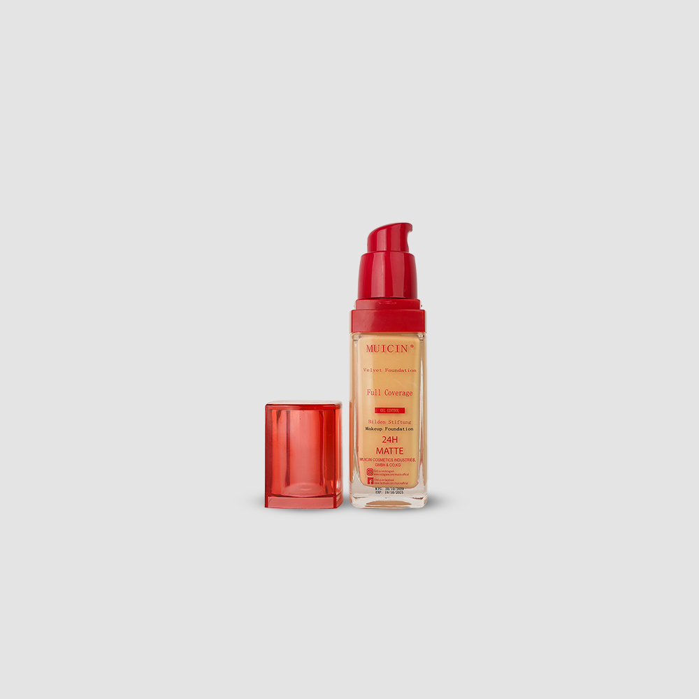 Nude Velvet Full Coverage Foundation - Muicin